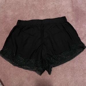 Band of Gypsies Lace Trim Shorts